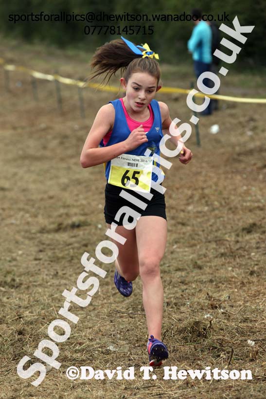Girls under-13s Start Fitness NEHL, Wrekenton, Gateshead. Photo: David T. Hewitson/Sports for All Pics
